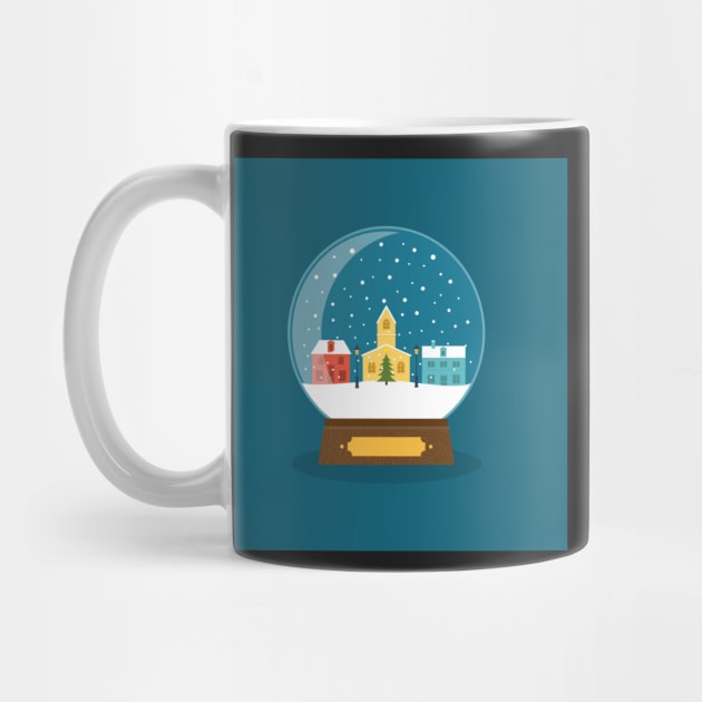 Winter Snow Globe by greenoriginals